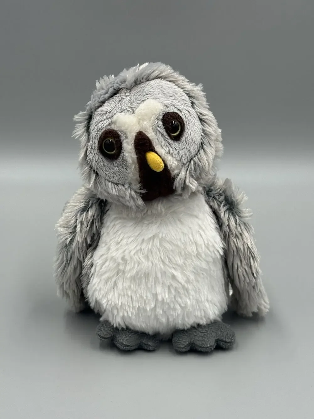 Webkinz Ganz Grey Owl HM344 Plush 8” Stuffed Animal No Code